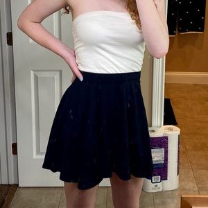 Charlotte Rusee Black High Rise Skirt